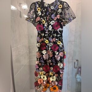 Stories Floral Appliqué Dress